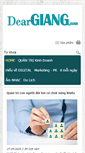 Mobile Screenshot of deargiang.com